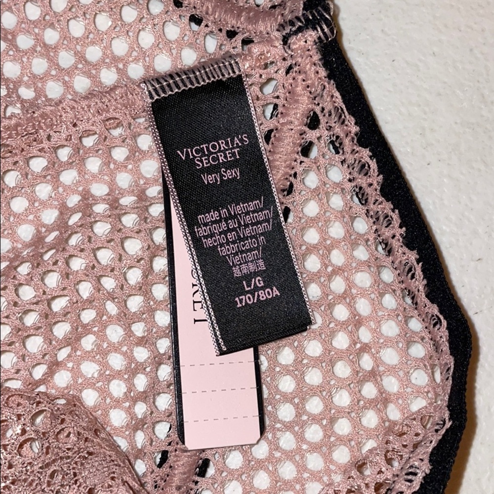 Victoria's Secret Thong VS Dusty Rose Shimmer Thong VS VERY SEXY Fishnet Panty 🆕 - Picture 8 of 17